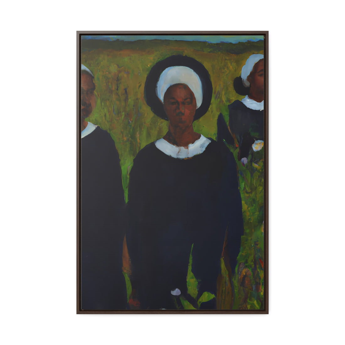 Lady 13, Cottage Series | Framed Canvas Art