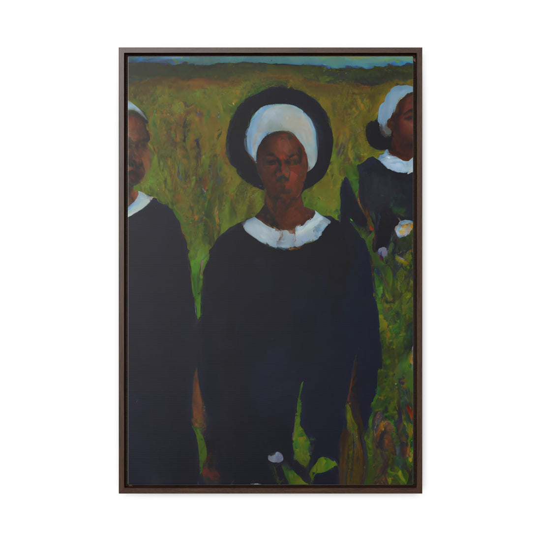 Lady 13, Cottage Series | Framed Canvas Art