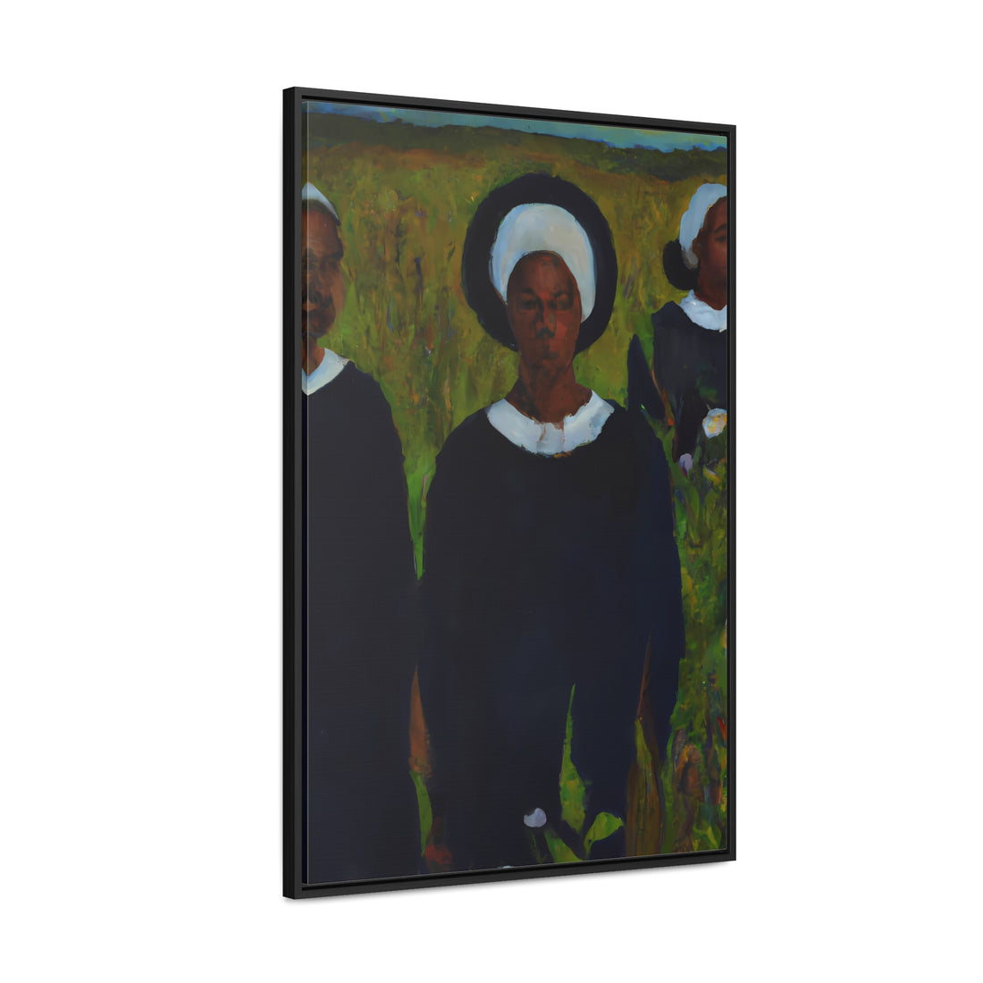Lady 13, Cottage Series | Framed Canvas Art