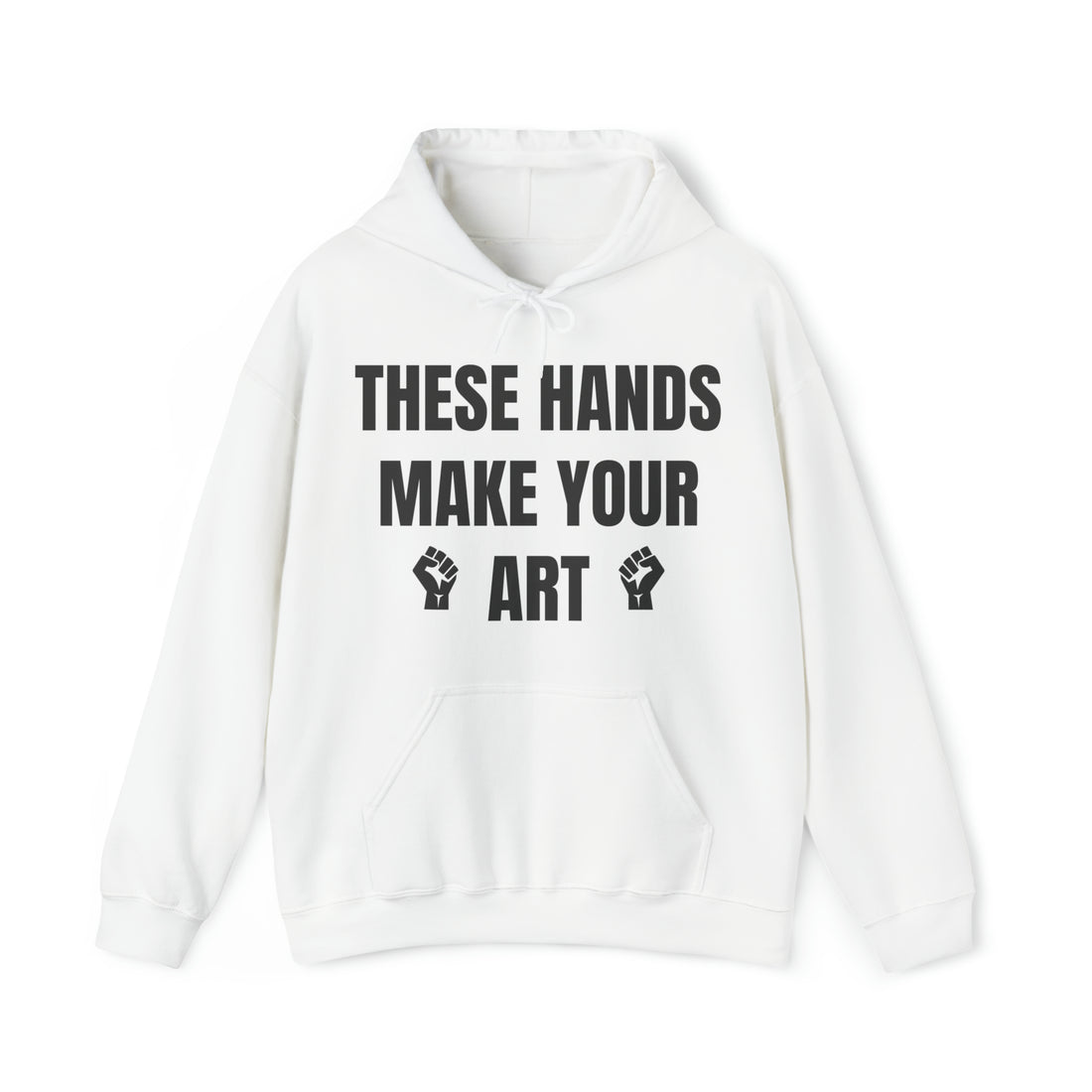 These Hands Artist Hoodie, Unisex Heavy Hooded Sweatshirt
