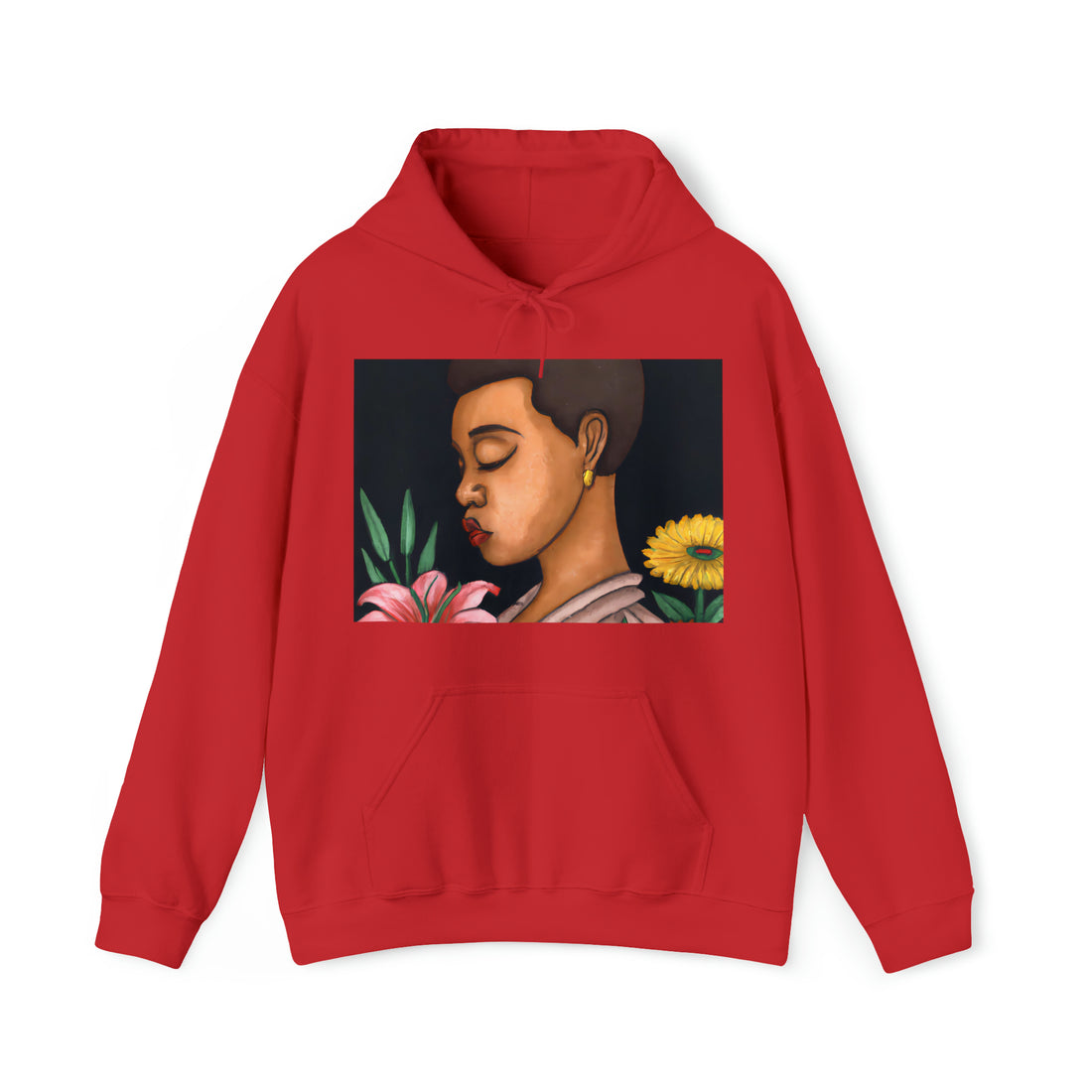 Afro Beauty, Unisex Heavy Hooded Sweatshirt