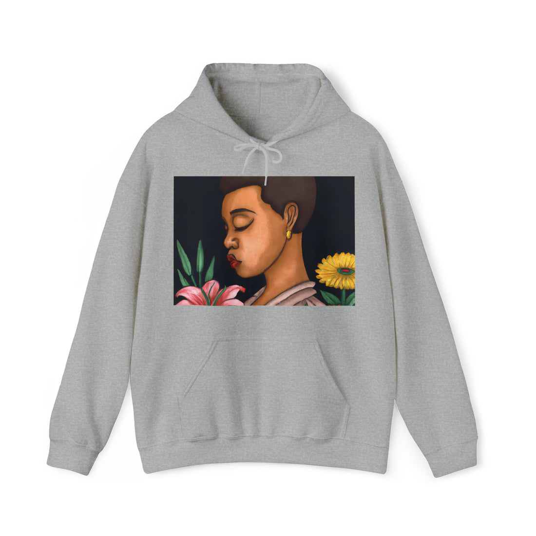 Afro Beauty, Unisex Heavy Hooded Sweatshirt