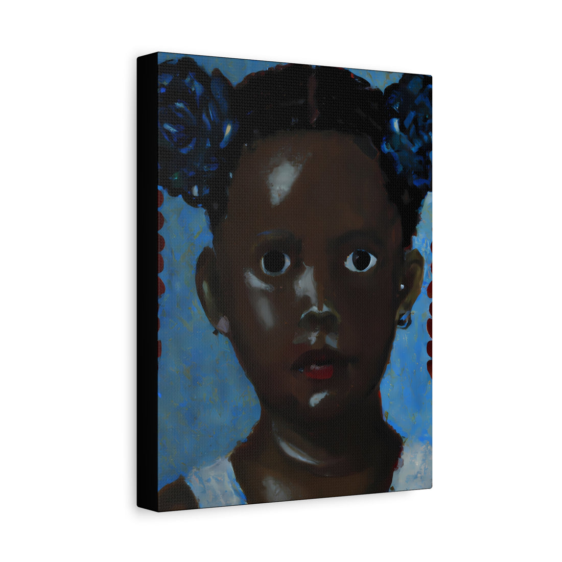 Blue Mood Canvas Wall Art Daughter Series