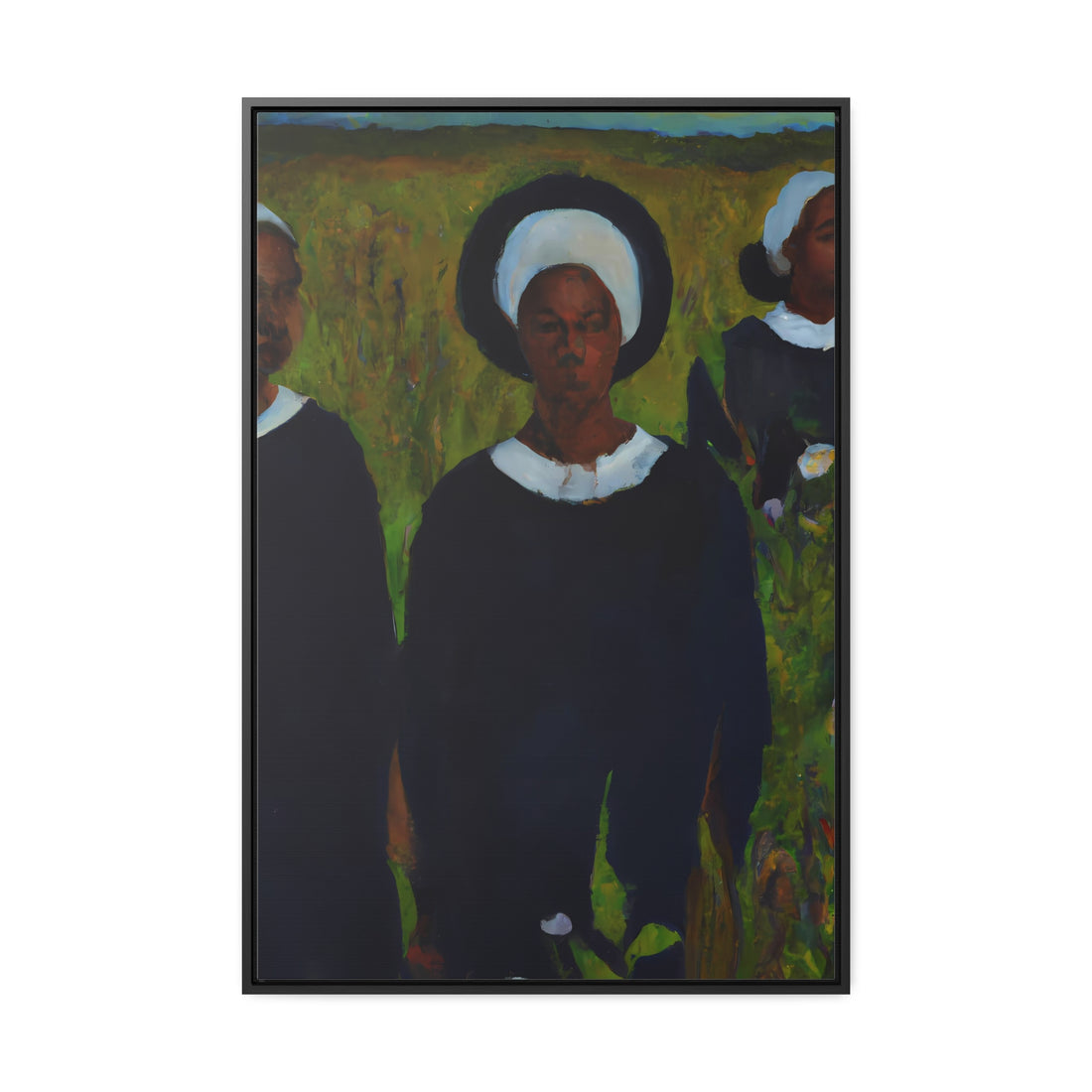 Lady 13, Cottage Series | Framed Canvas Art