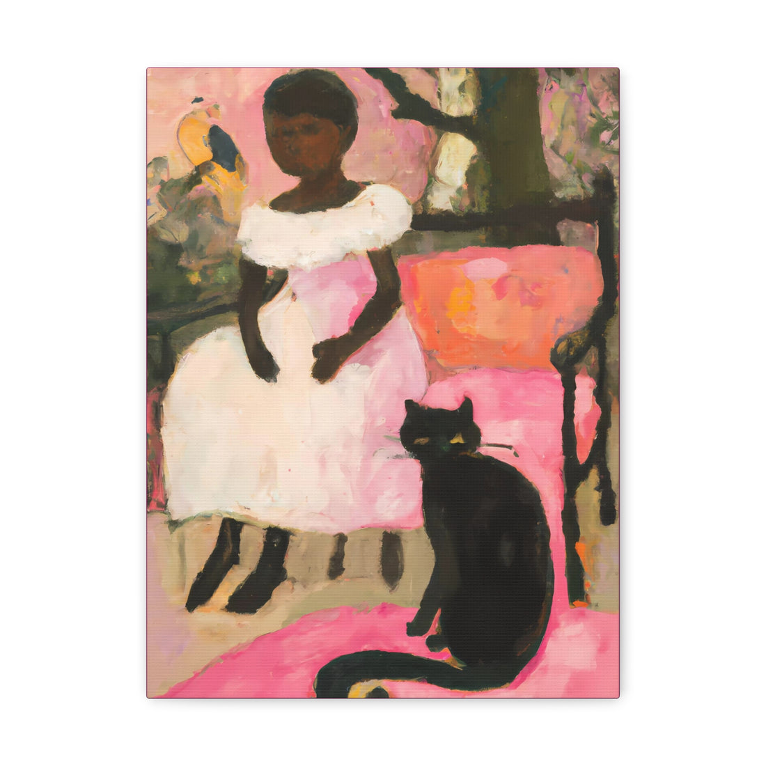 Love cats, Canvas Wall Art Daughter Series