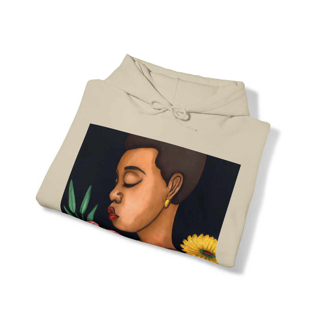 Afro Beauty, Unisex Heavy Hooded Sweatshirt