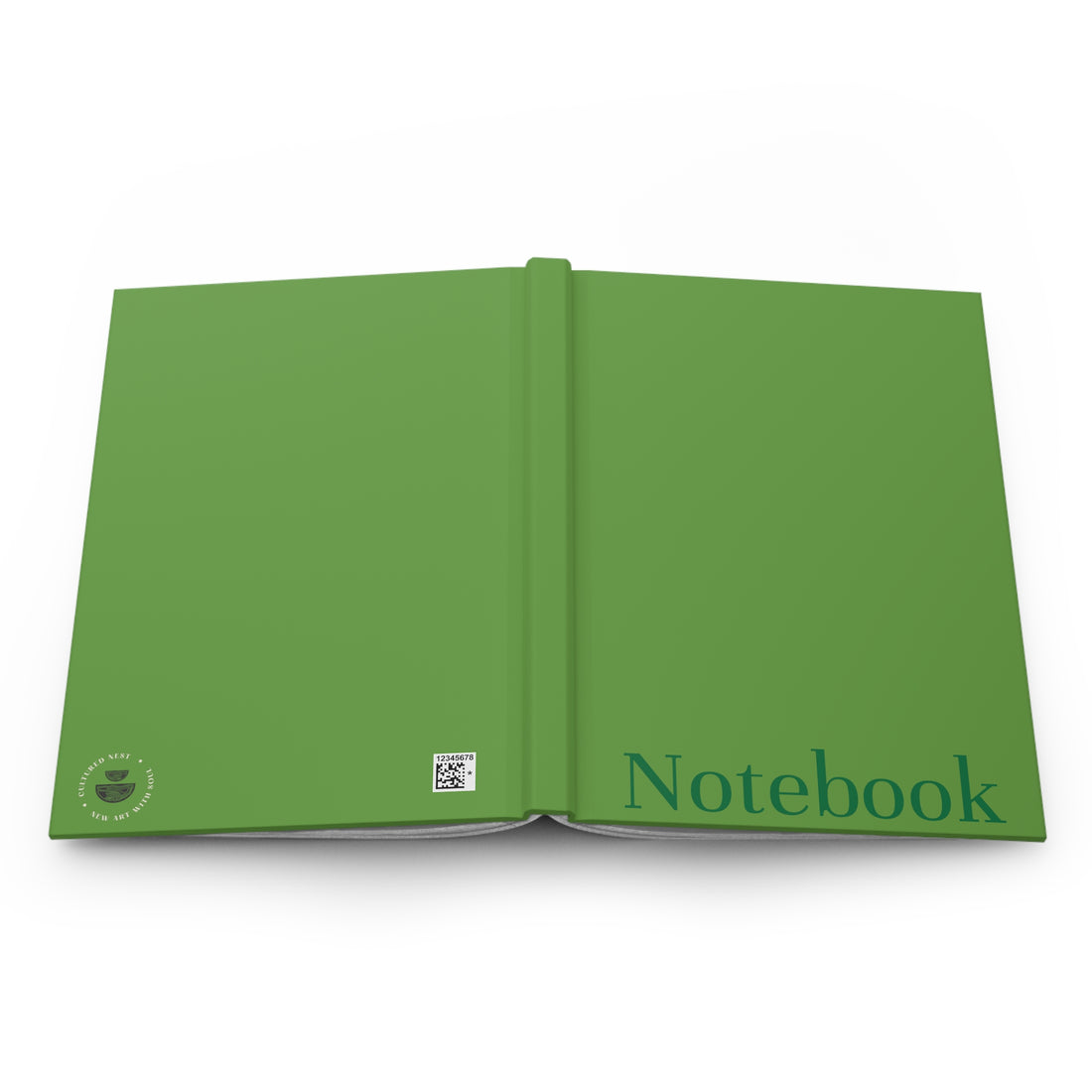 Apple Green Notebook, Matte Hardcover Journal