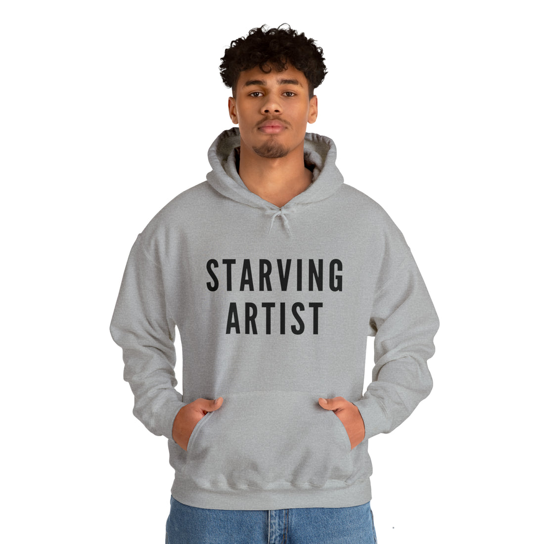 Starving Artist Hoodie, Unisex Heavy Hooded Sweatshirt