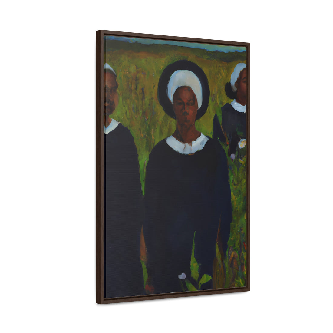 Lady 13, Cottage Series | Framed Canvas Art