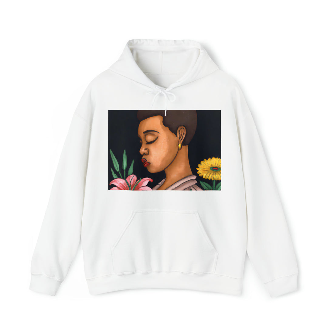 Afro Beauty, Unisex Heavy Hooded Sweatshirt