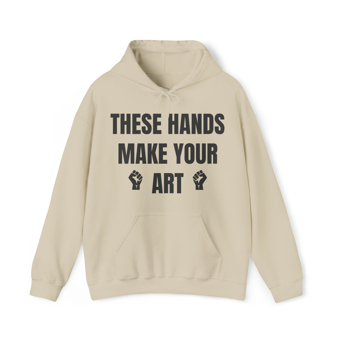 These Hands Artist Hoodie, Unisex Heavy Hooded Sweatshirt