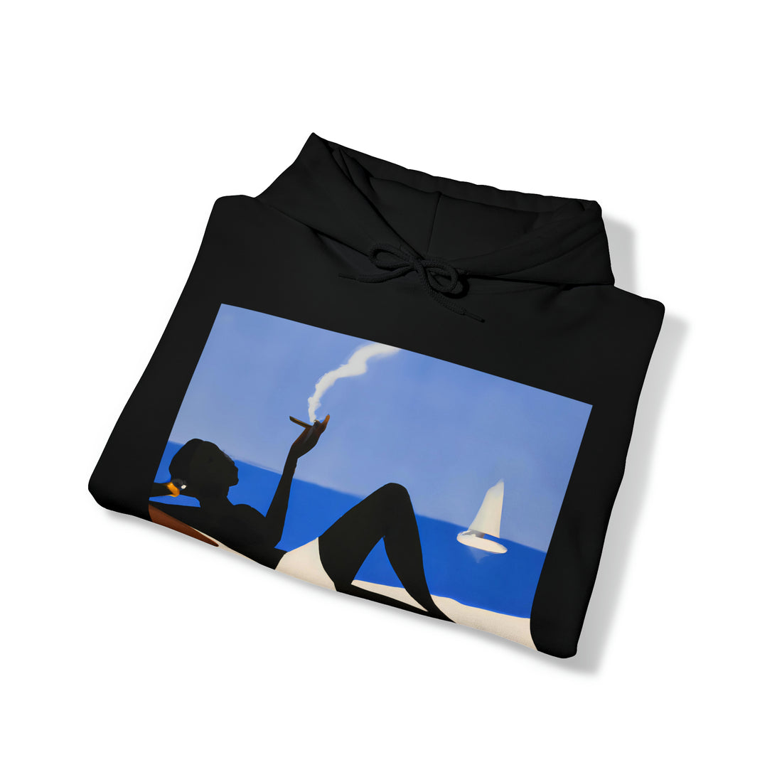 Ebony Beauty, Unisex Heavy Hooded Sweatshirt