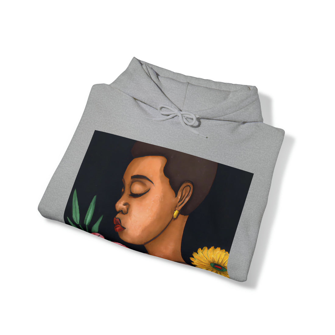 Afro Beauty, Unisex Heavy Hooded Sweatshirt