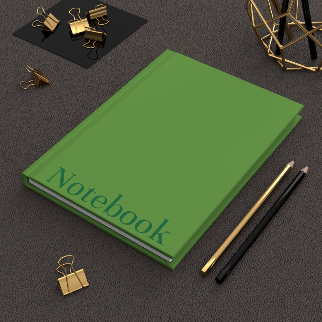 Apple Green Notebook, Matte Hardcover Journal