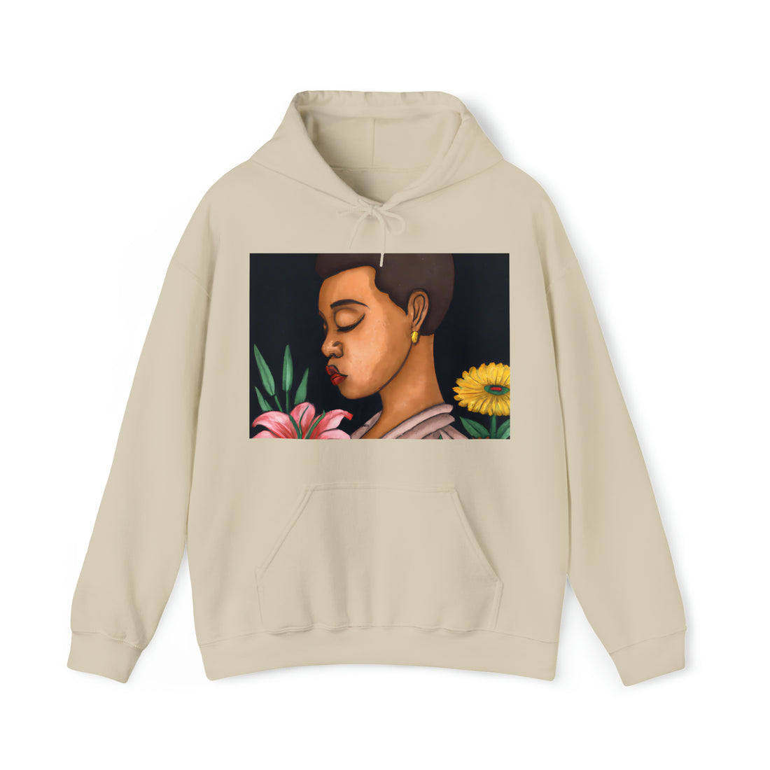 Afro Beauty, Unisex Heavy Hooded Sweatshirt