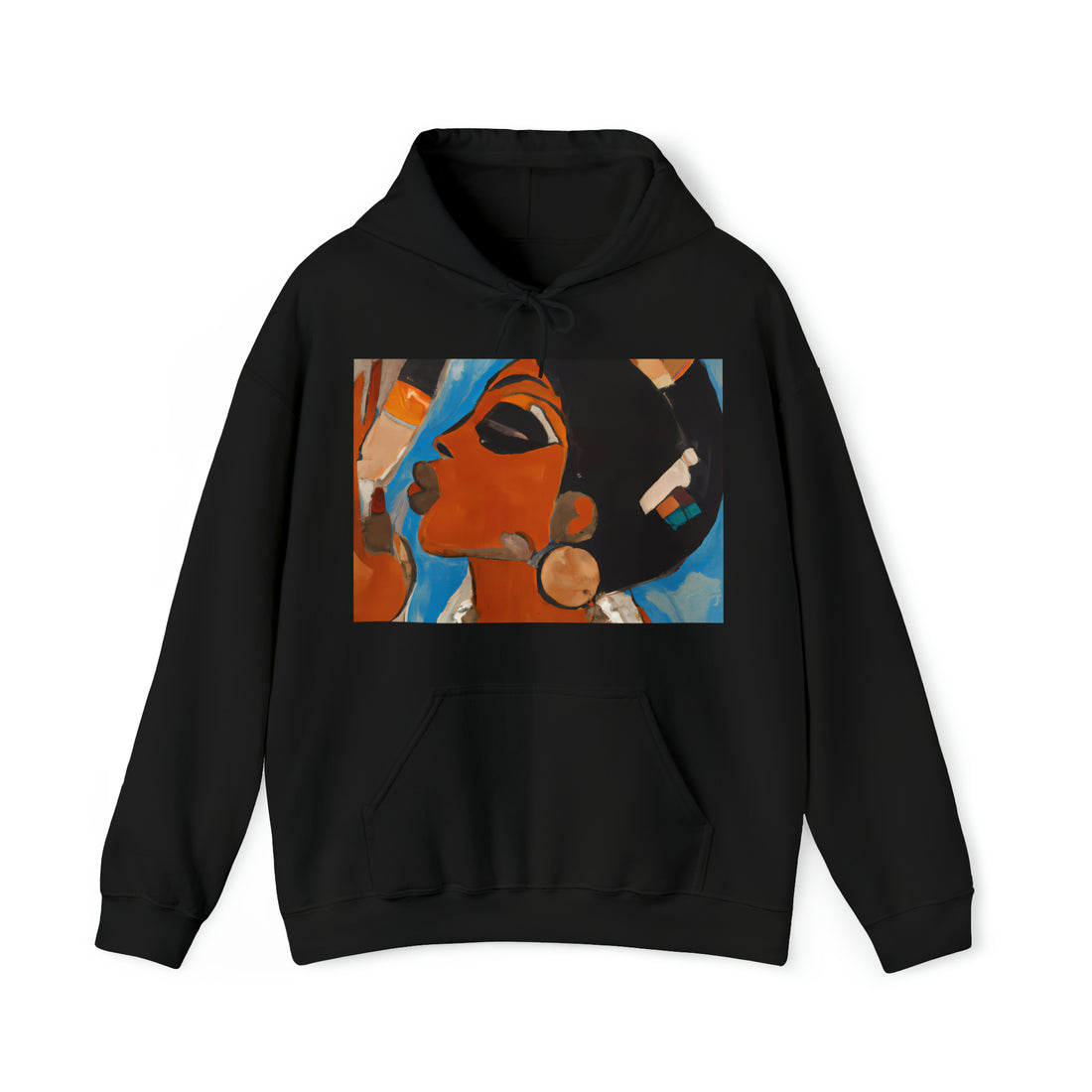 Egyptian Beauty, Unisex Heavy Hooded Sweatshirt