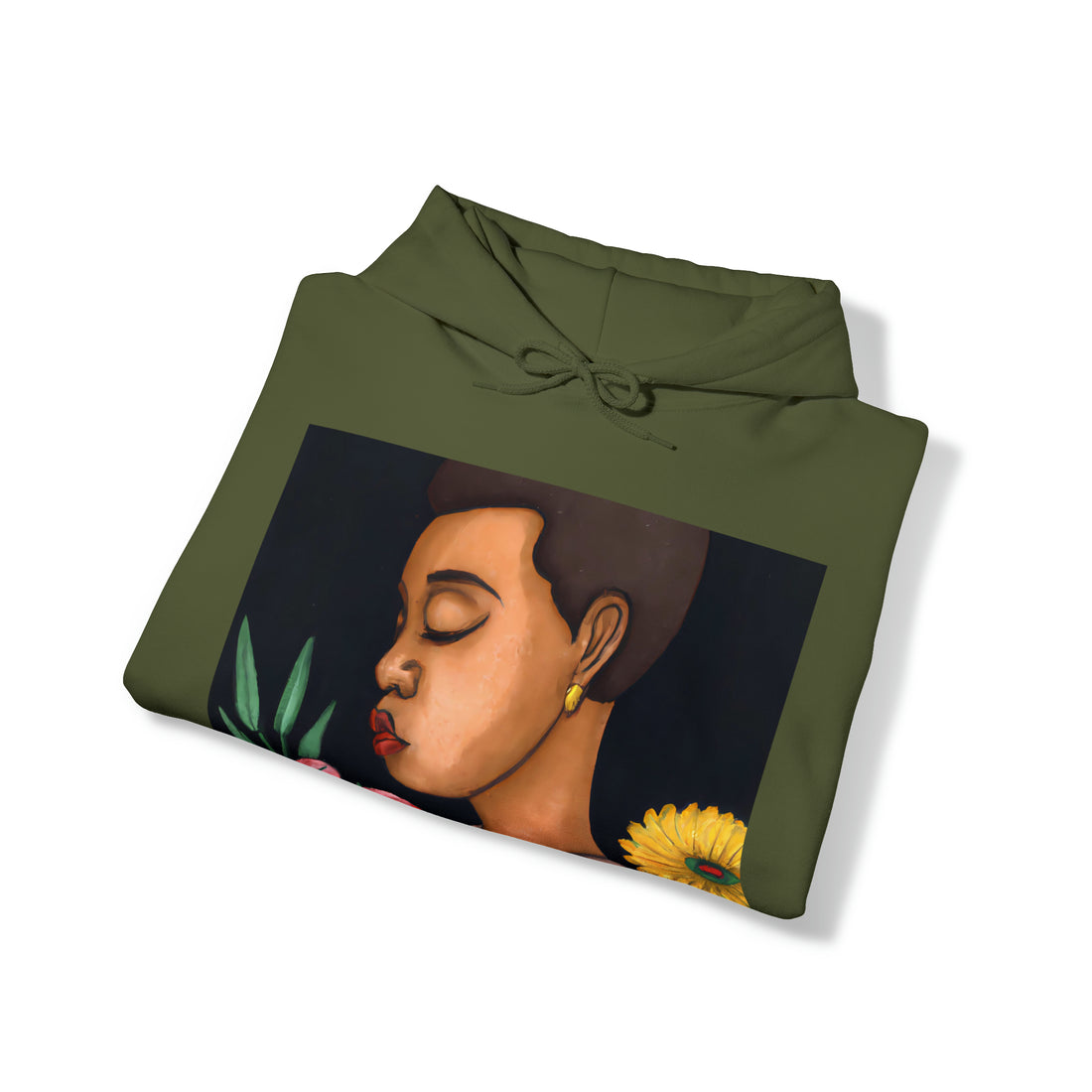 Afro Beauty, Unisex Heavy Hooded Sweatshirt