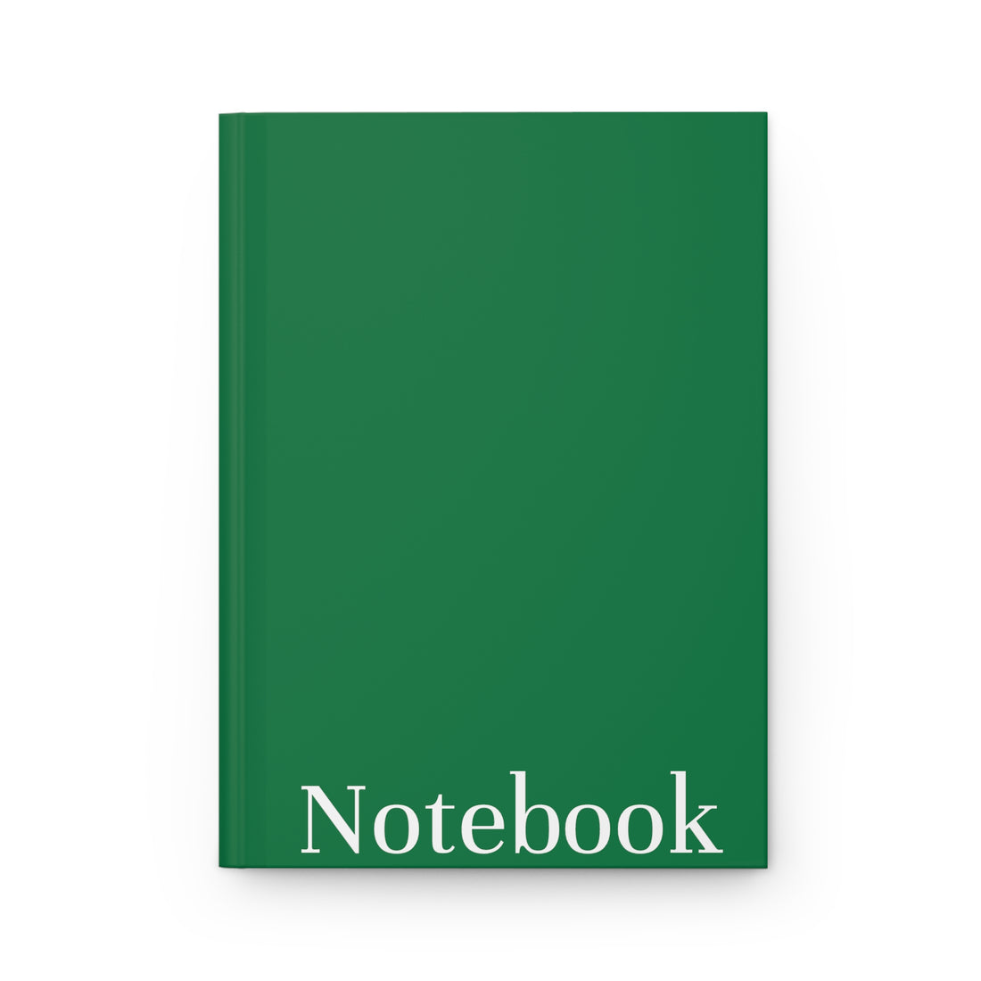 Emerald Green Notebook, Matte Hardcover Journal