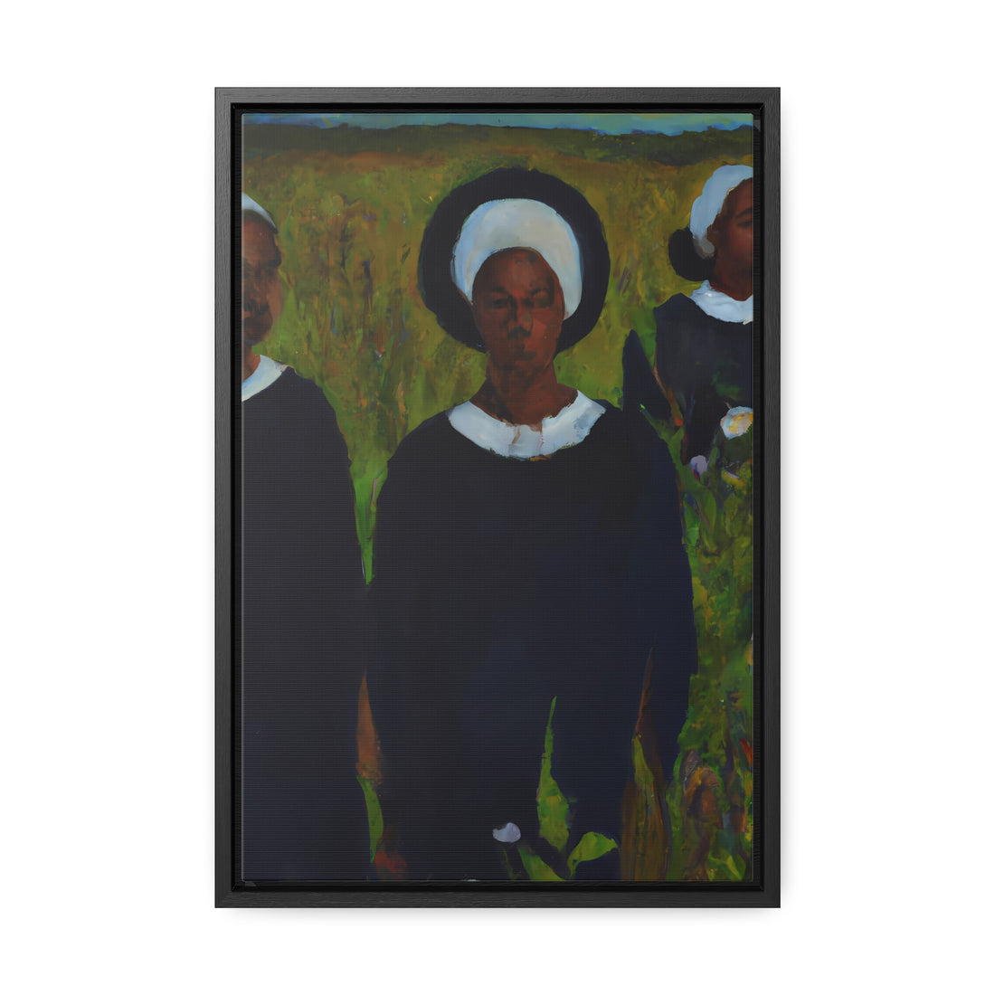 Lady 13, Cottage Series | Framed Canvas Art
