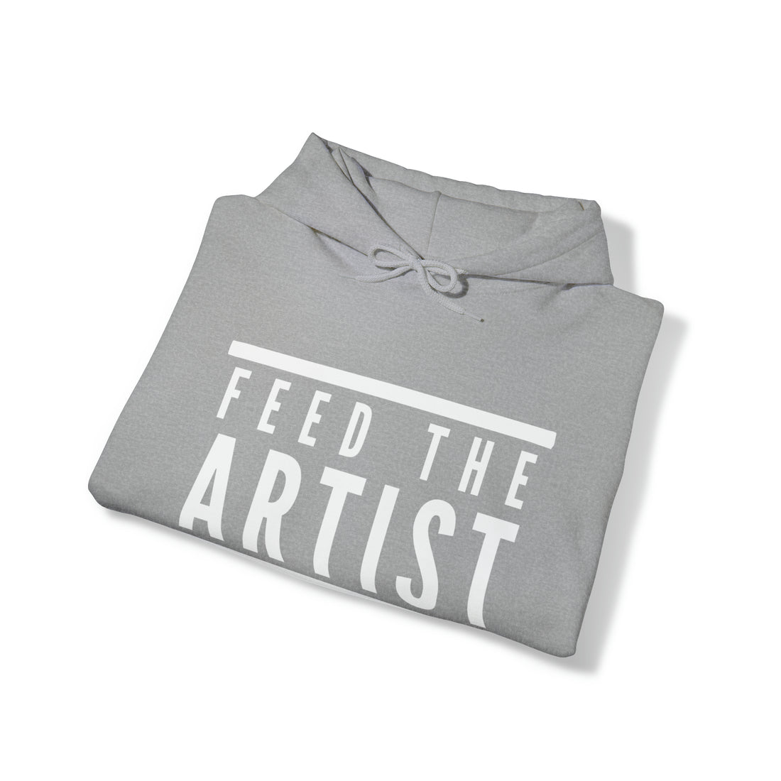 Feed the Artist Hoodie, Unisex Heavy Hooded Sweatshirt