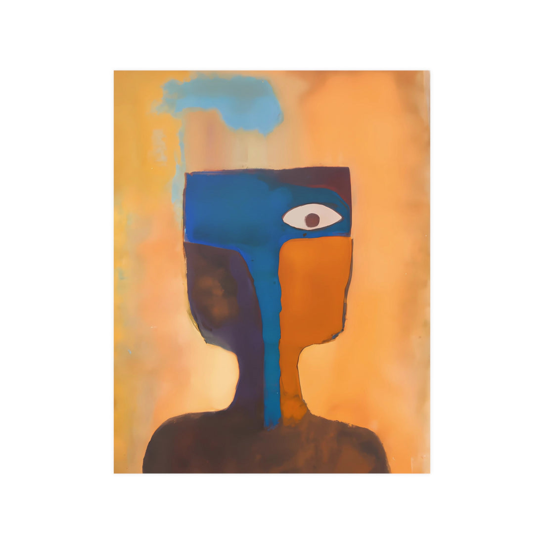 Multitudes2 Black Art Wall Poster