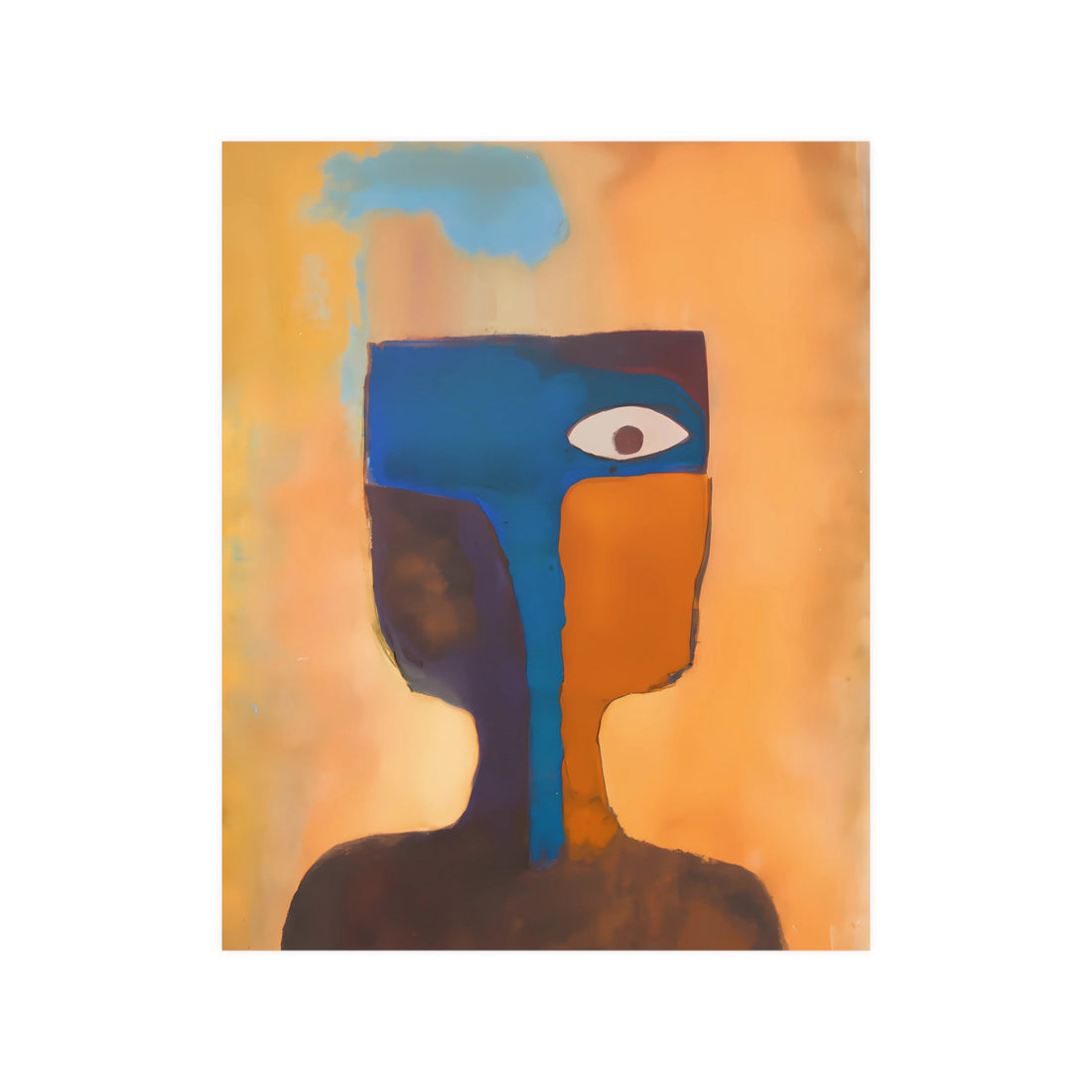 Multitudes2 Black Art Wall Poster
