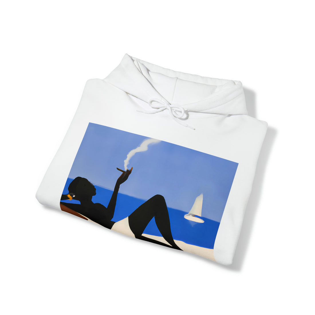 Ebony Beauty, Unisex Heavy Hooded Sweatshirt