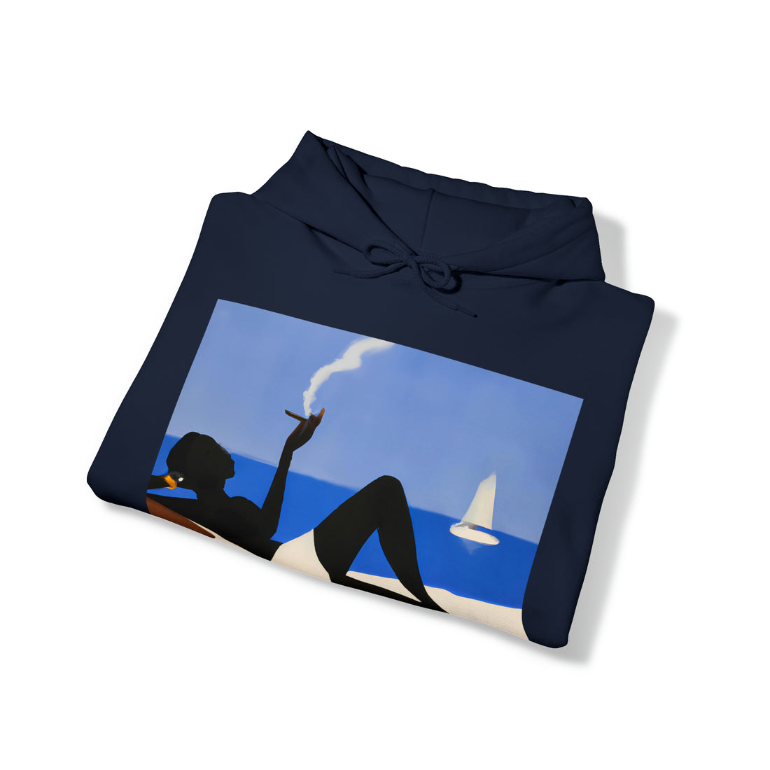 Ebony Beauty, Unisex Heavy Hooded Sweatshirt