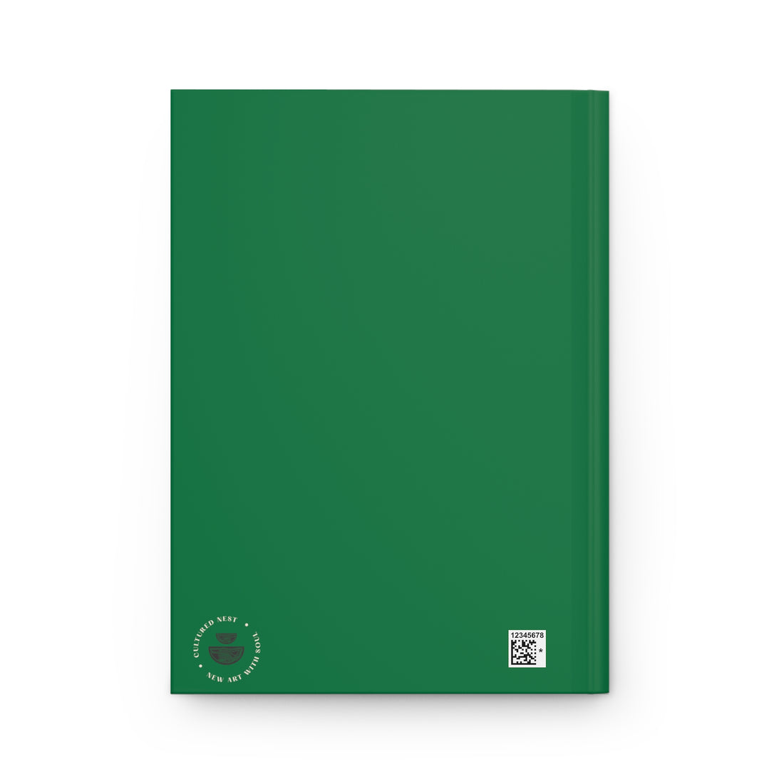 Emerald Green Notebook, Matte Hardcover Journal