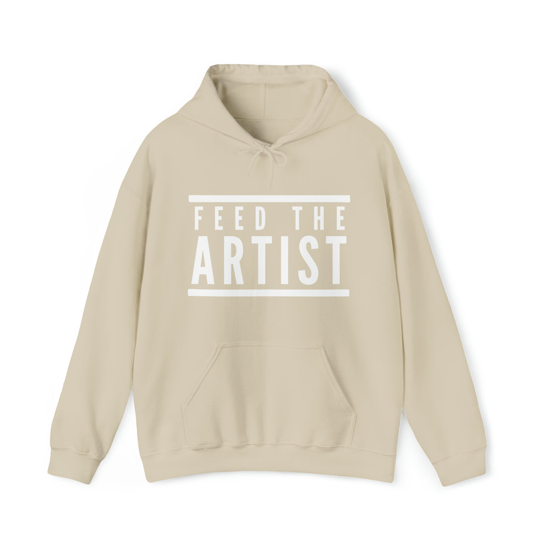 Feed the Artist Hoodie, Unisex Heavy Hooded Sweatshirt