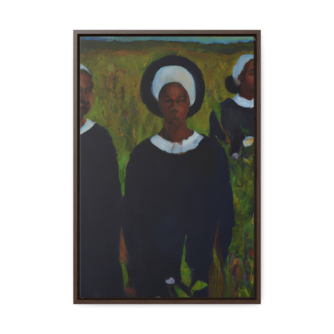 Lady 13, Cottage Series | Framed Canvas Art