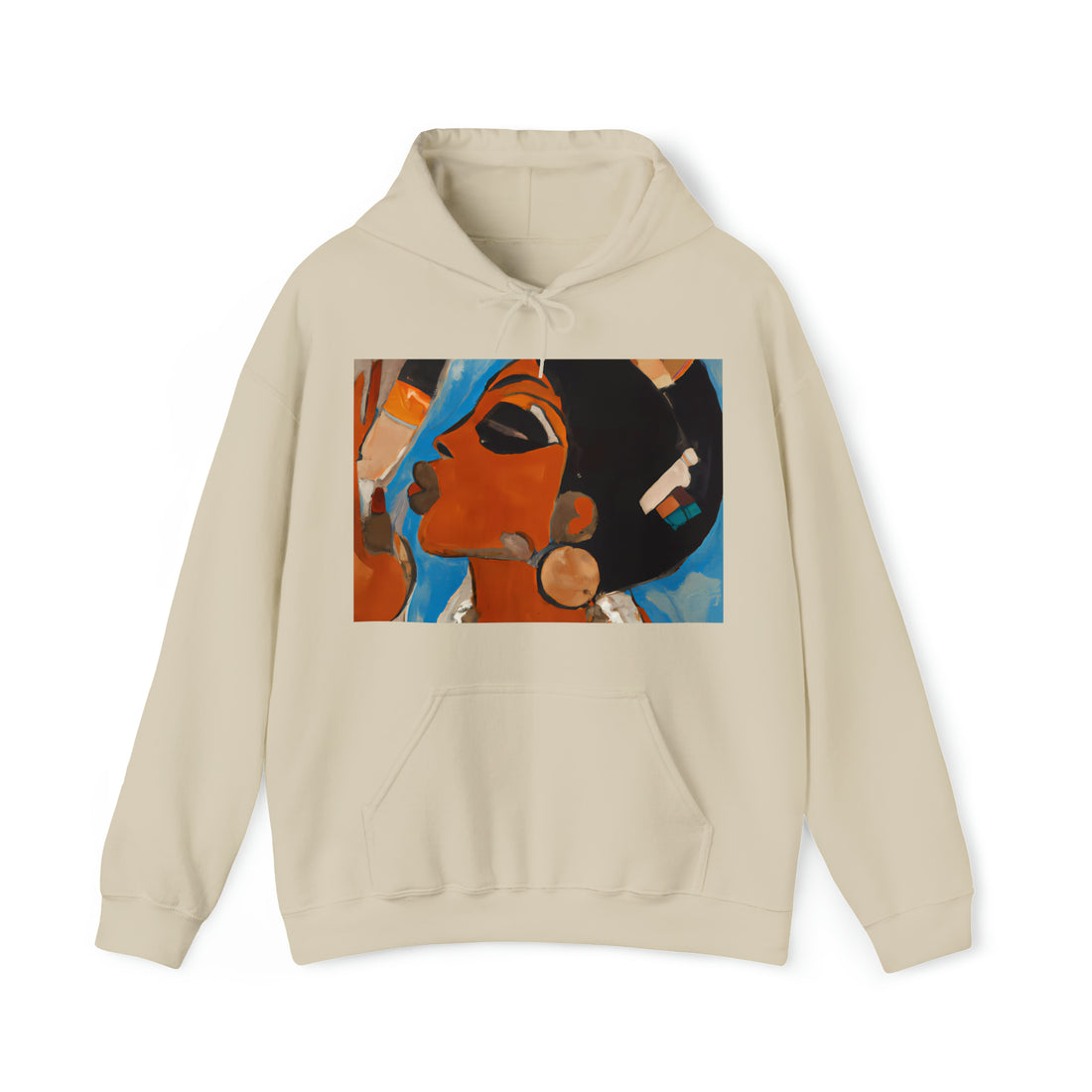 Egyptian Beauty, Unisex Heavy Hooded Sweatshirt