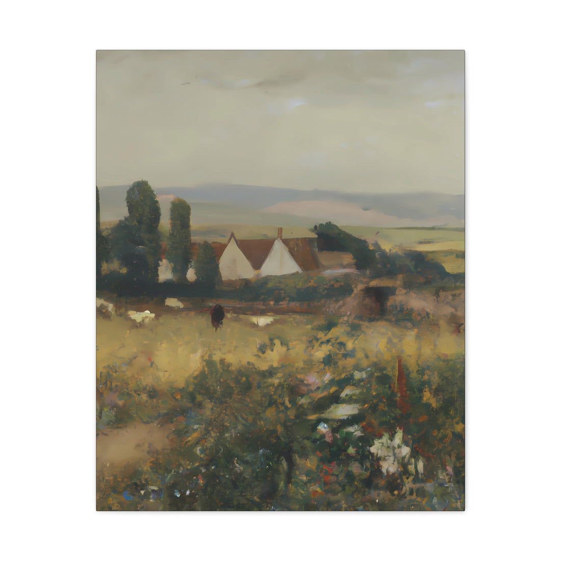 Farmland Prairie, Landscape Art Series | Canvas Wall Art