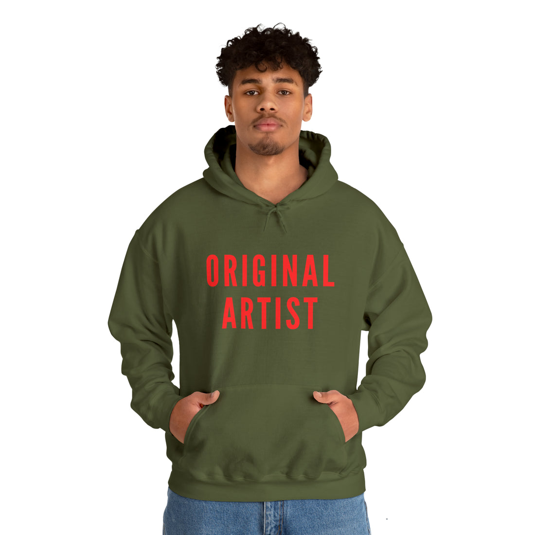 Original Artist Hoodie, Unisex Heavy Hooded Sweatshirt