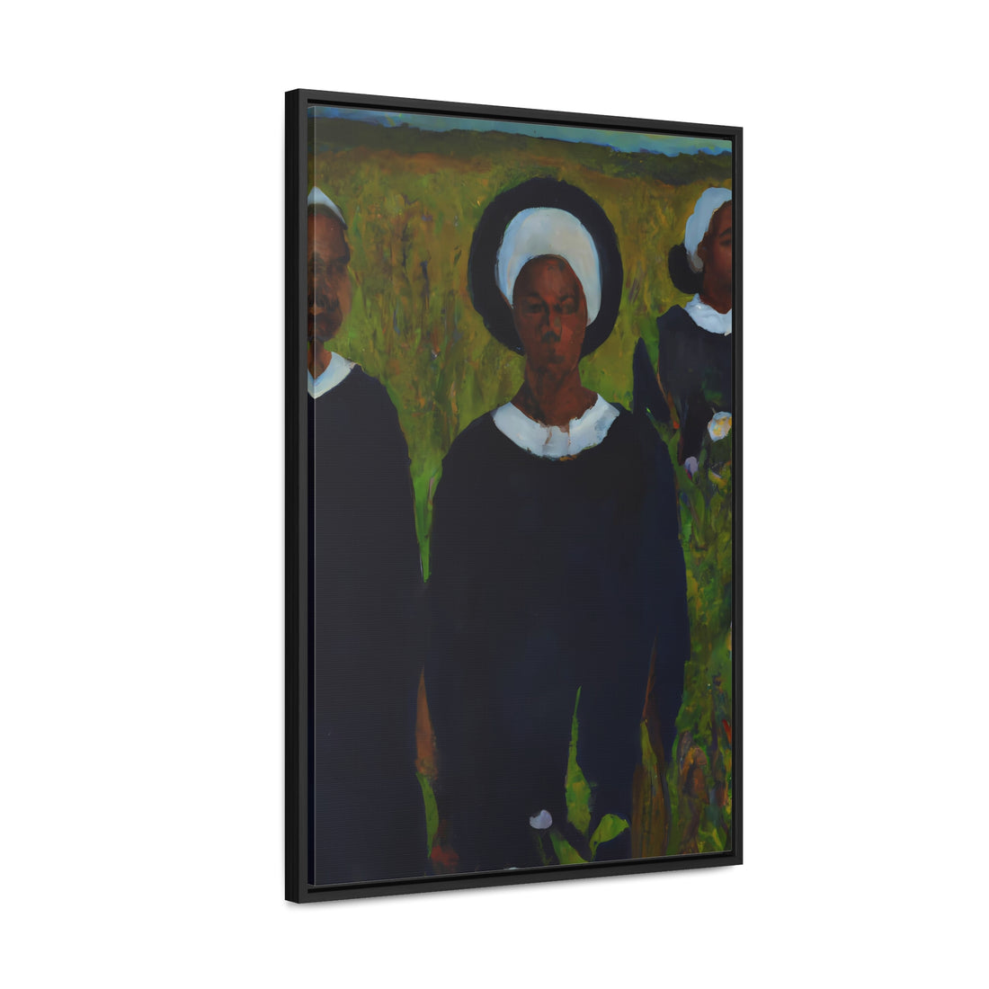 Lady 13, Cottage Series | Framed Canvas Art