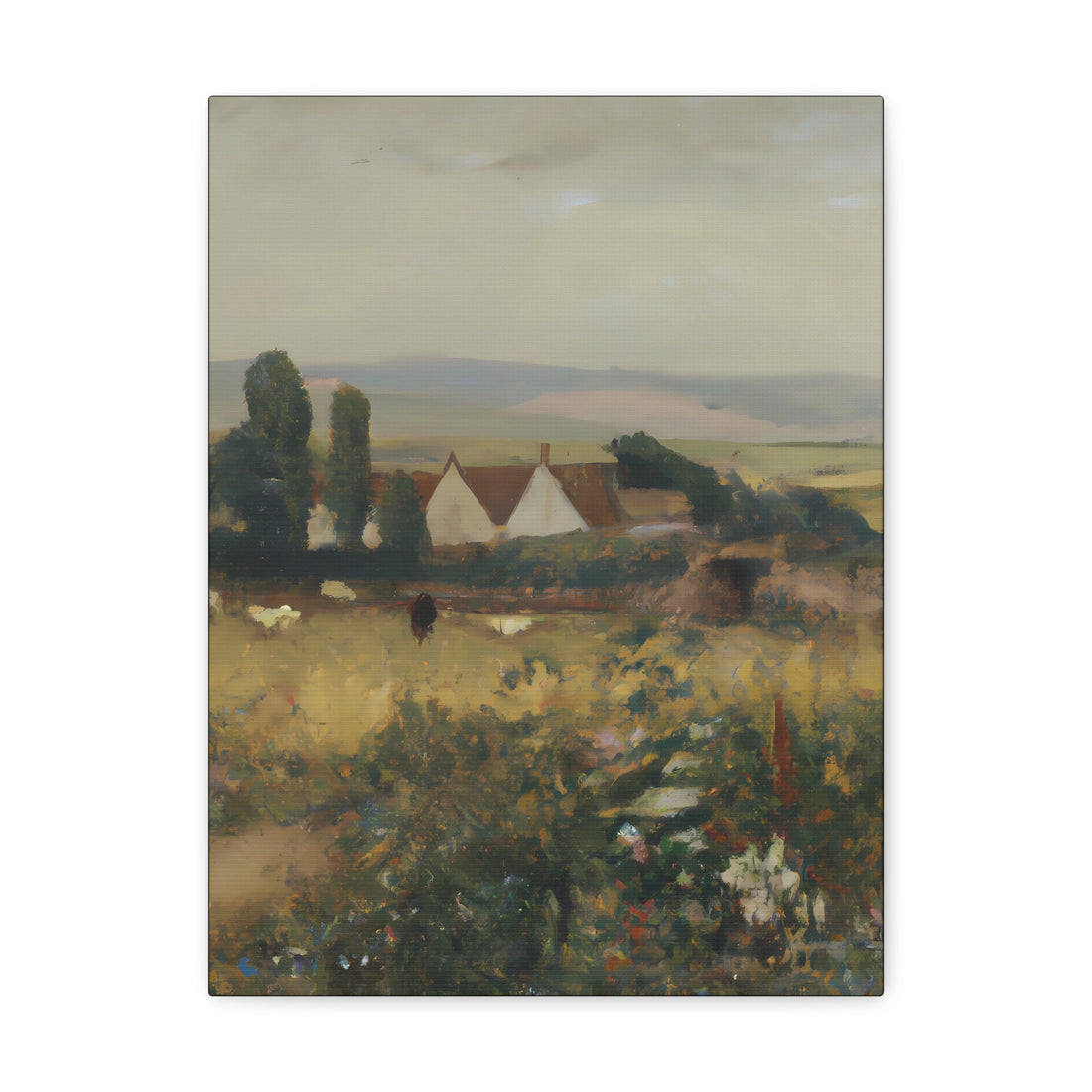 Farmland Prairie, Landscape Art Series | Canvas Wall Art