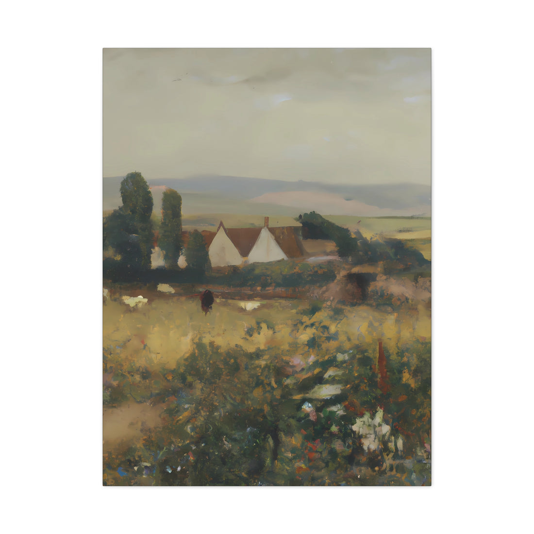 Farmland Prairie, Landscape Art Series | Canvas Wall Art