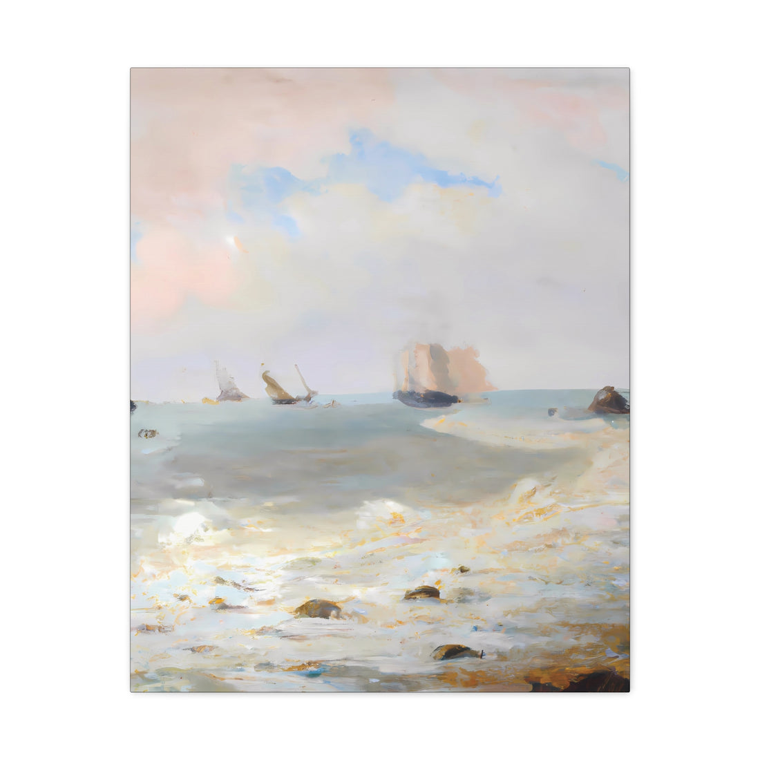Rough Waters, Seascape Art Series | Canvas Wall Art