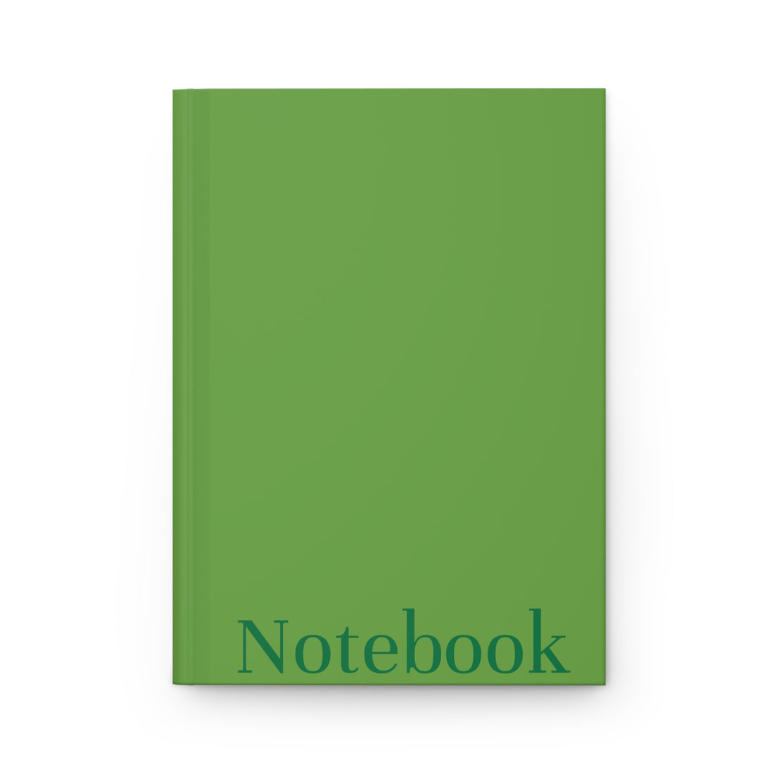 Apple Green Notebook, Matte Hardcover Journal