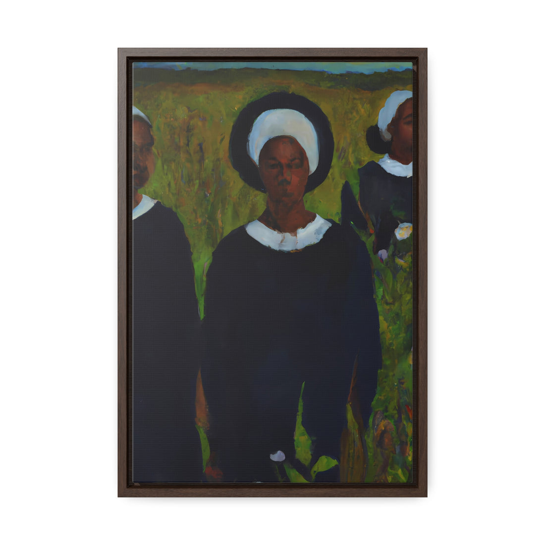 Lady 13, Cottage Series | Framed Canvas Art