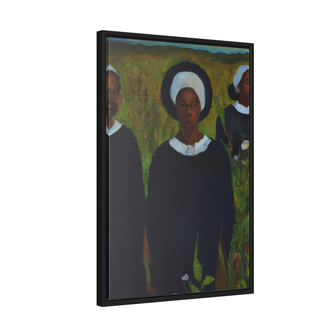 Lady 13, Cottage Series | Framed Canvas Art