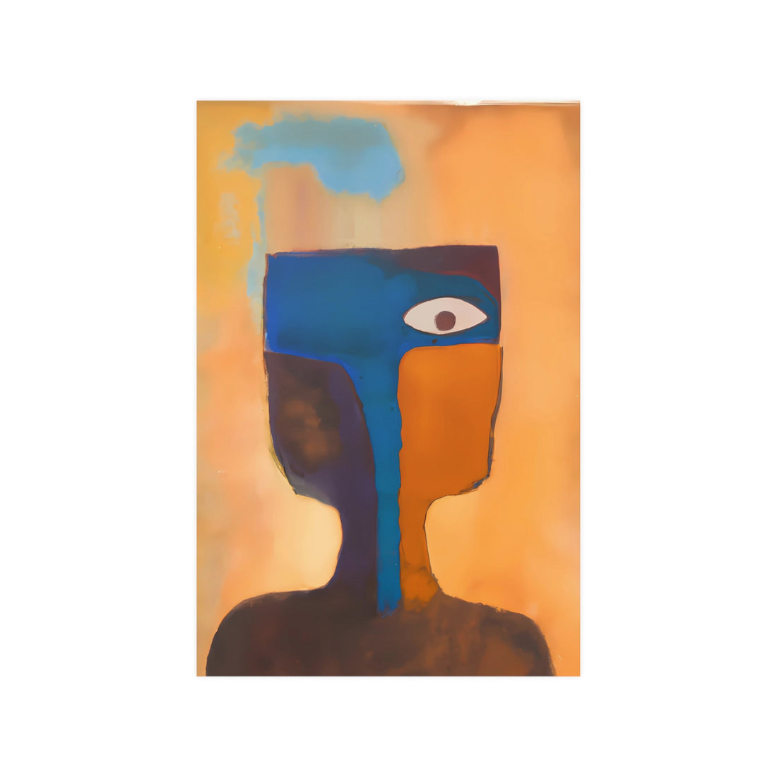 Multitudes2 Black Art Wall Poster