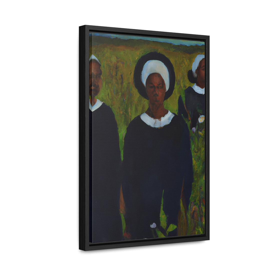 Lady 13, Cottage Series | Framed Canvas Art