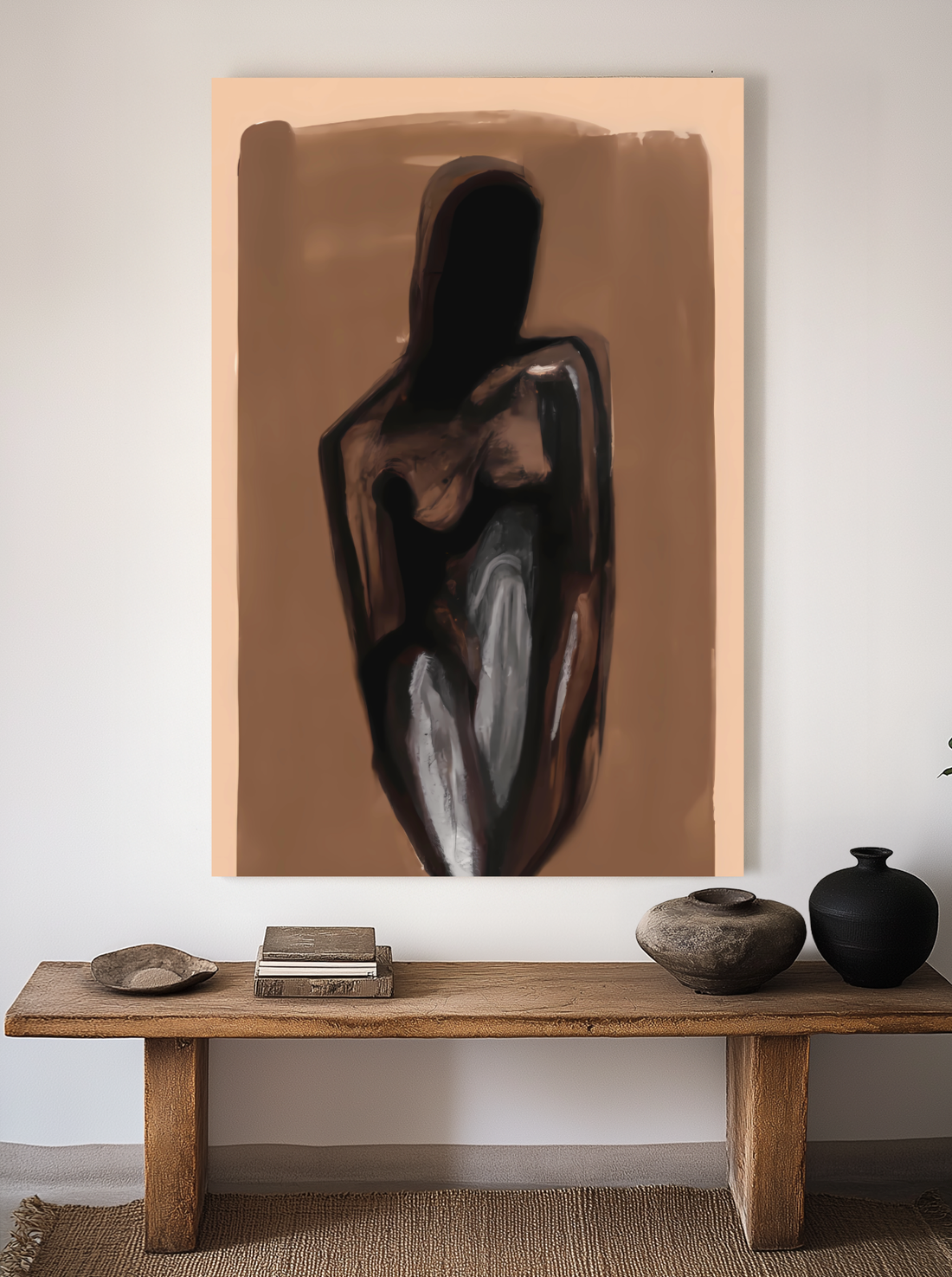 Black Modern Art_Fluid Series