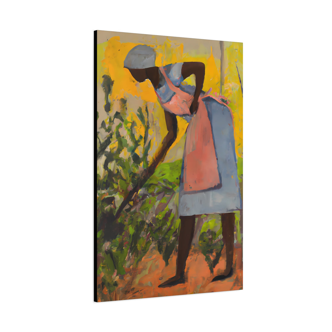 Hoeing, Land Series | Canvas Wall Art