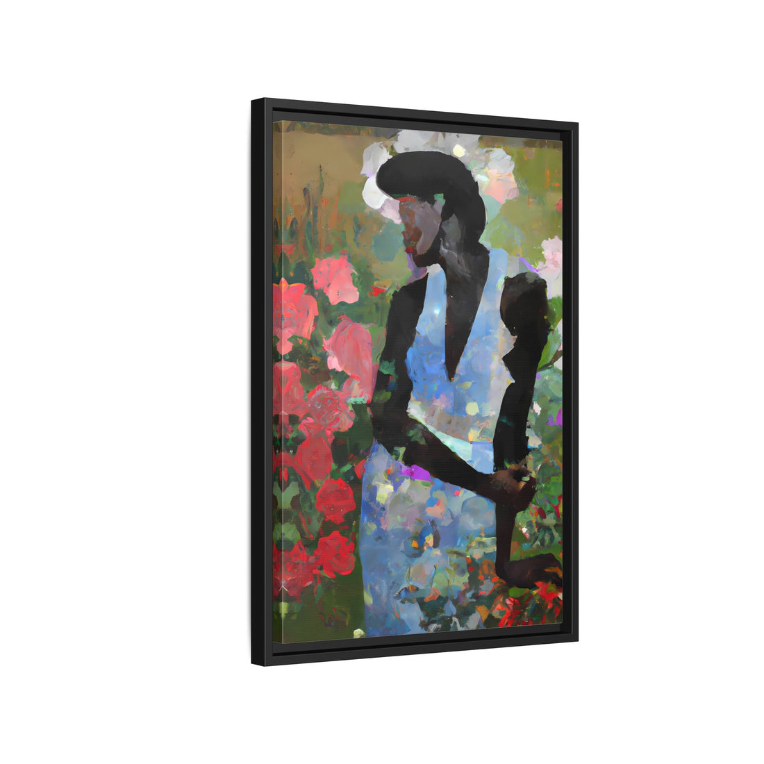 Portraiture, Garden Series | Framed Canvas Wall Art