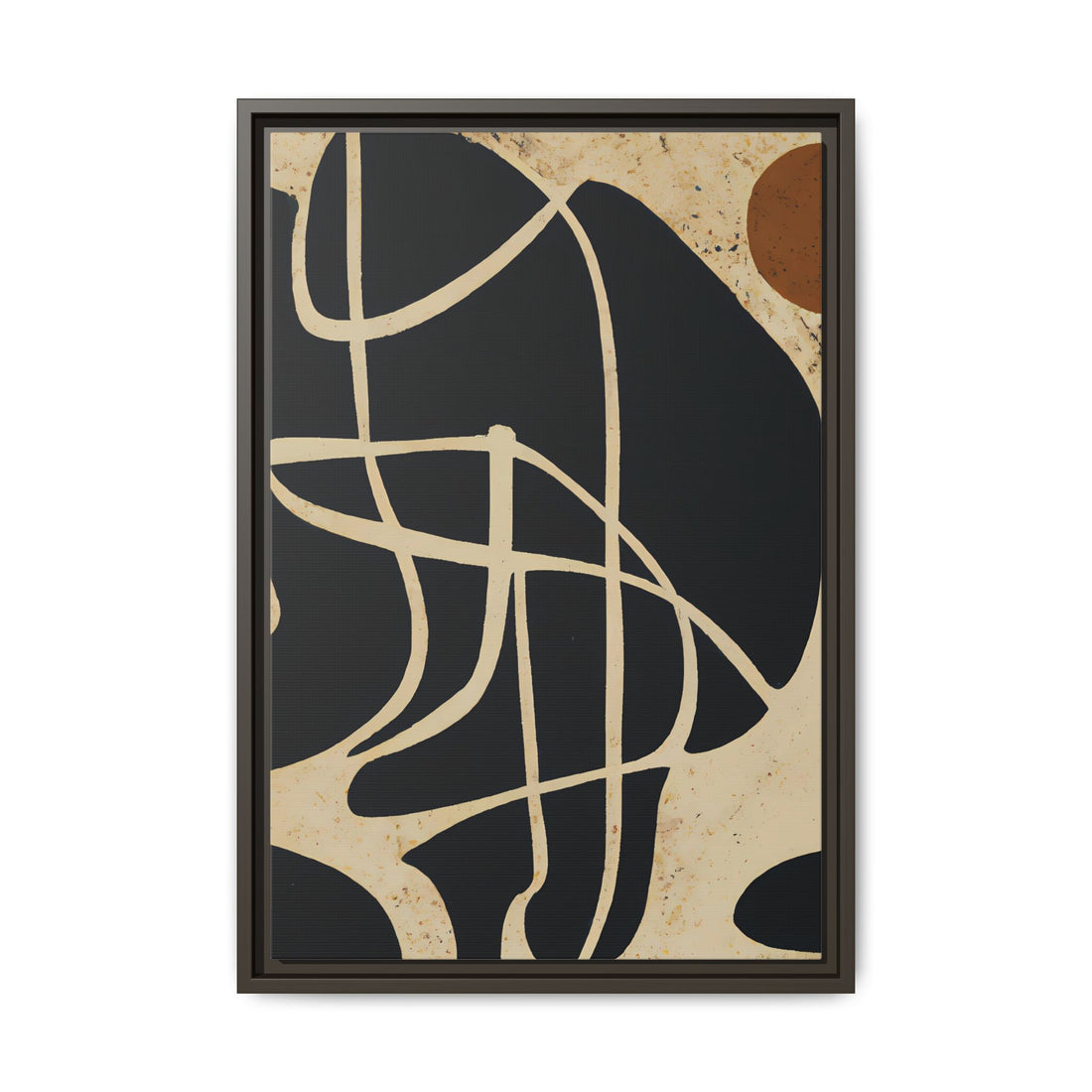 Risen Modern Art, Fluid Series | Framed Canvas Wall Art