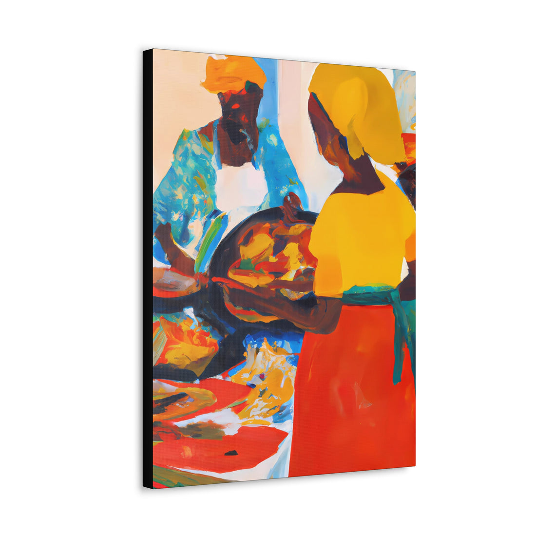 Lady in Yellow, Lifestyle Series | Canvas Wall Art