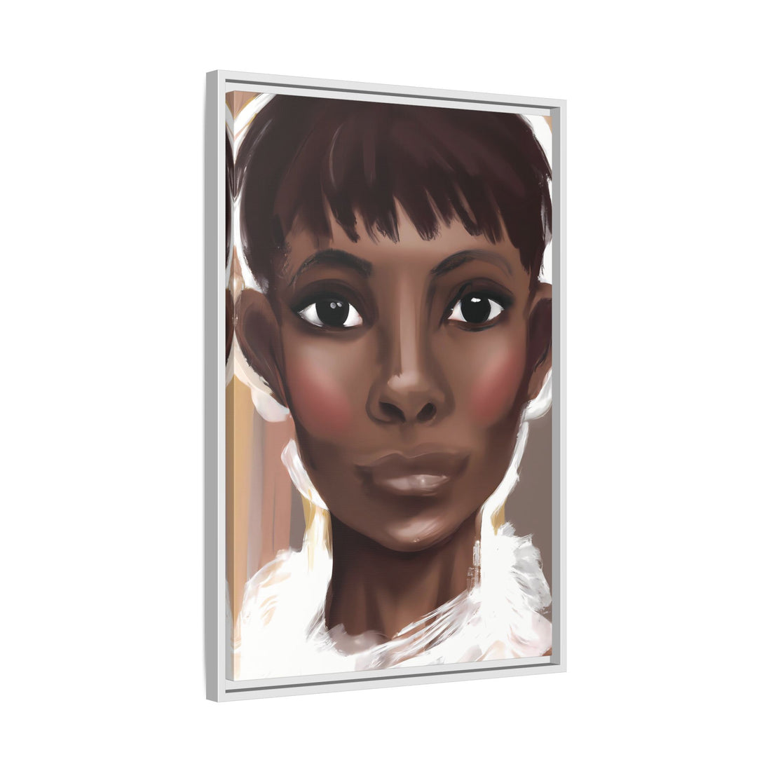 Pixie Diva, Black Beauty Series | Framed Canvas Wall Art