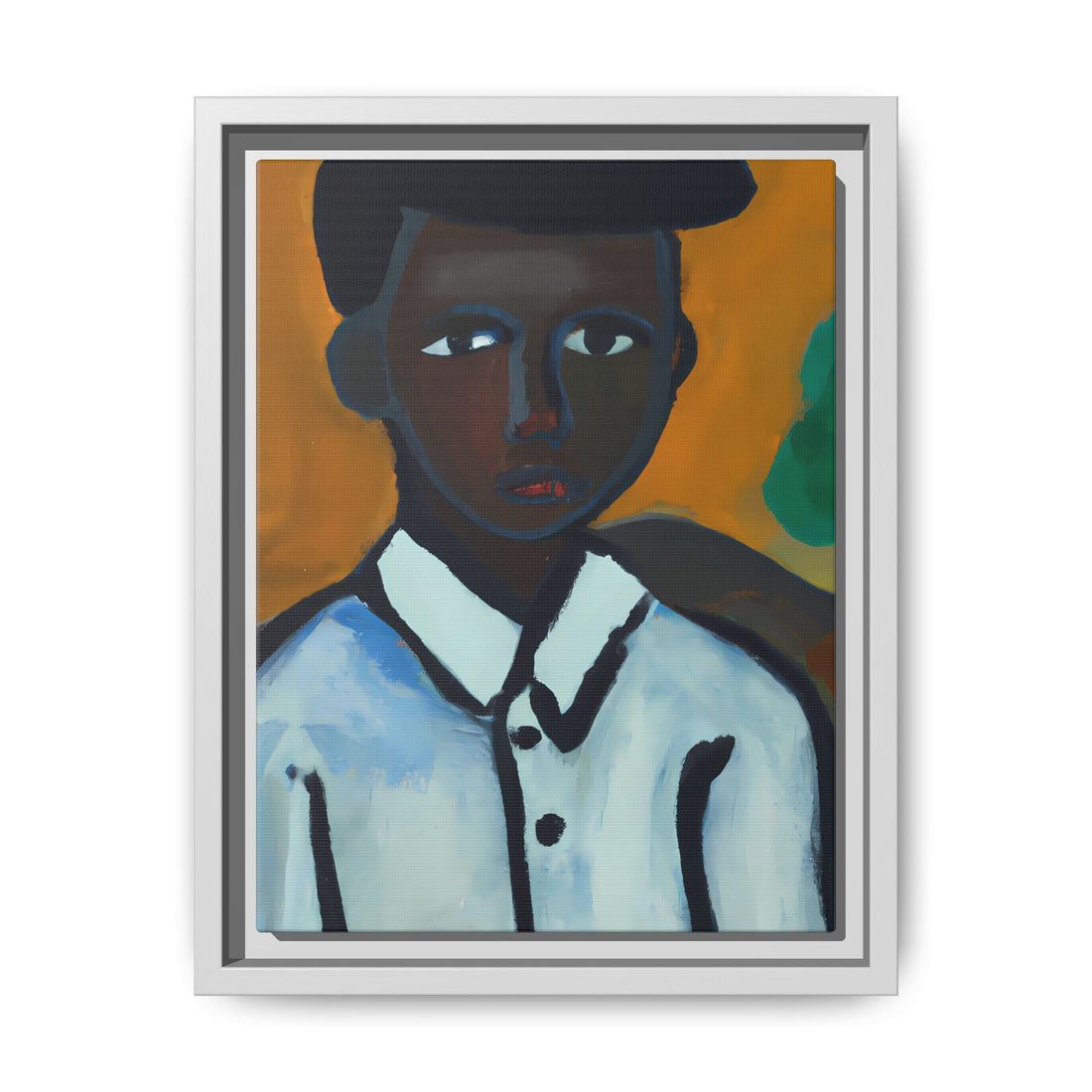 Grant, Folk Series | Framed Canvas Wall Art